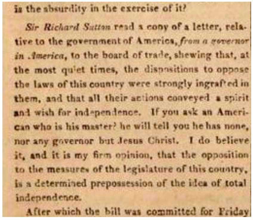 From H. Niles, Principles and Acts of the Revolution in America (Public Domain, From Yale University Library) From H. Niles, Principles and Acts of the Revolution in America (Public Domain, From Yale University Library)